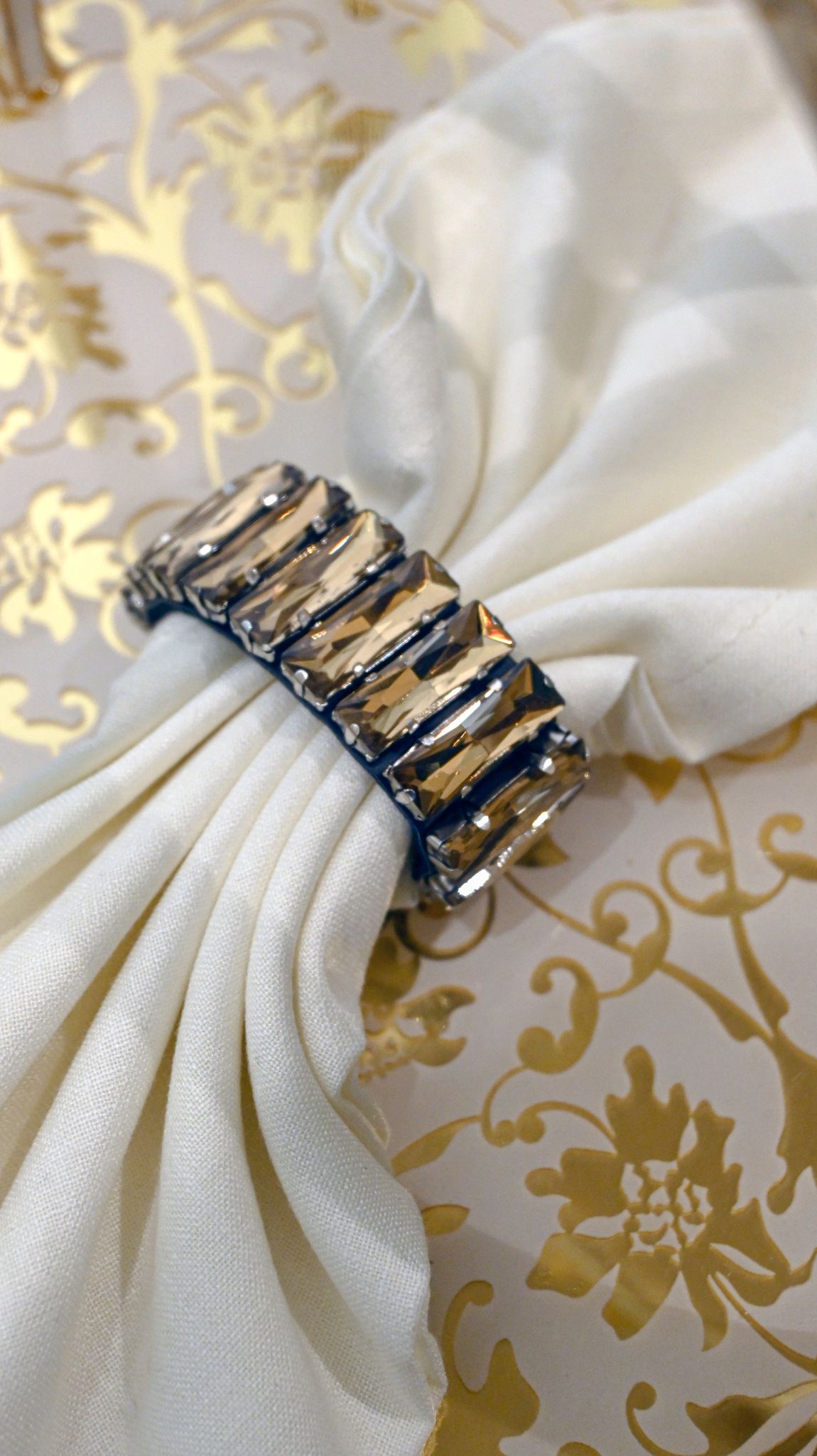 Ferns & Petals: Napkin Ring (Set Of 4)