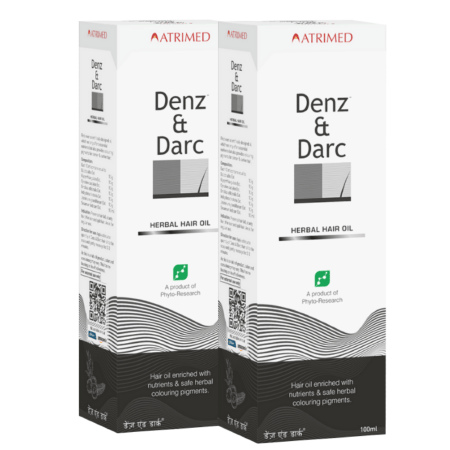 Atrimed Denz & Darc Herbal Hair Oil (Pack of 2) - 200 ml