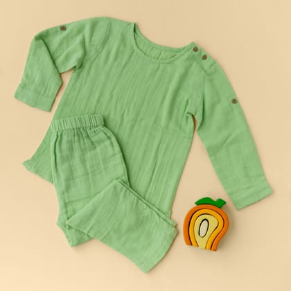 HAPUS WITH GREEN PAJAMA-1 - 2 Years