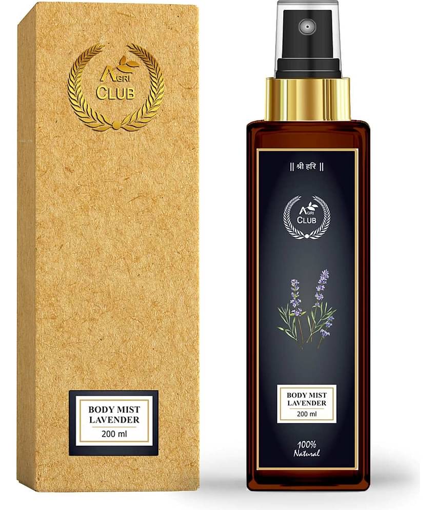 AGRI CLUB - Lavender Body Mist For Men,Women 200 ml ( Pack of 1 )