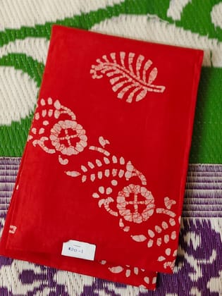 3Piece Ethnic Dress Material Set in Vibrant Colors