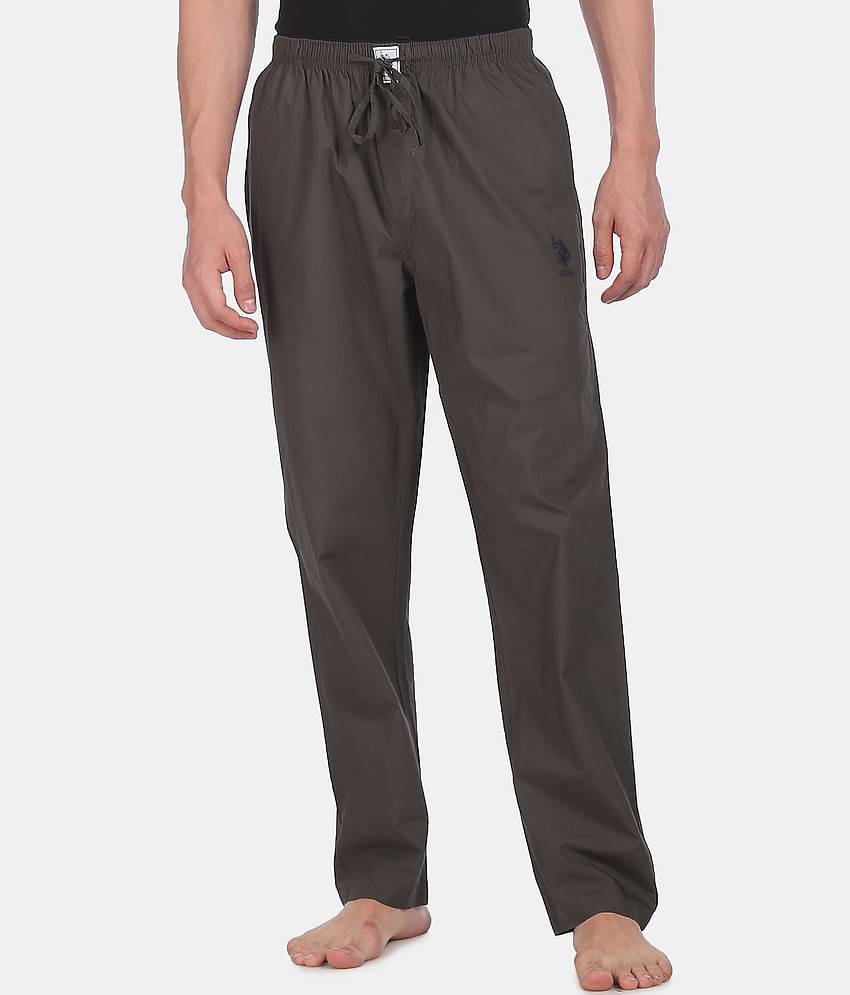 U.S. Polo Assn. Pack of 1 Pyjama For Men's ( Olive Green )