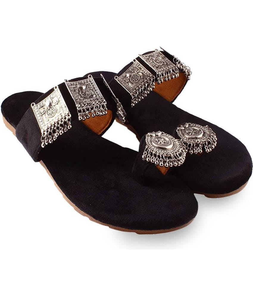 Anjaneya Creations Black Women's Flats