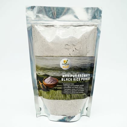 Manipur Aromatic Black Rice Powder - 500 gm - 500 gm - One stand-up pouch