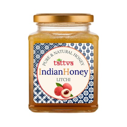 IndianHoney Buttery & Cognitive-Boosting Litchi Honey & Metabolic & Warming Cinnamon Infused Honey Combo Pack (500gm & 230gm) Litchi & Cinnamon