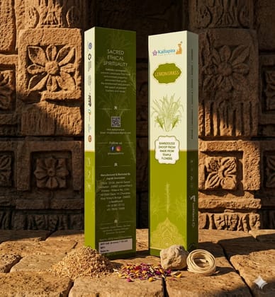 Kailapira Agarbatti Lemongrass Incense Sticks Premium Dhoop Batti, Incense Sticks 20U Kailapira Agarbatti Lemongrass Incense Sticks Premium Dhoop Batti, Incense Sticks 20U
