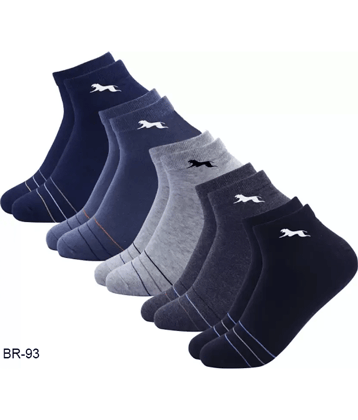 VAMEAR EXCLUSIVE Pack of 5 Men's Cotton Ankle Length Socks ( Multicolor )