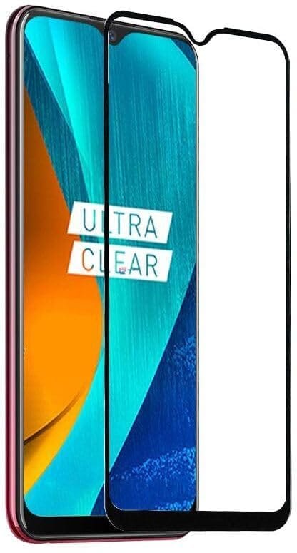 PLUGTECH Advanced Tempered Glass With Anti-Explosion 9H Hardness Edge-To-Edge Coverage Screen Guard for VIVO V20SE