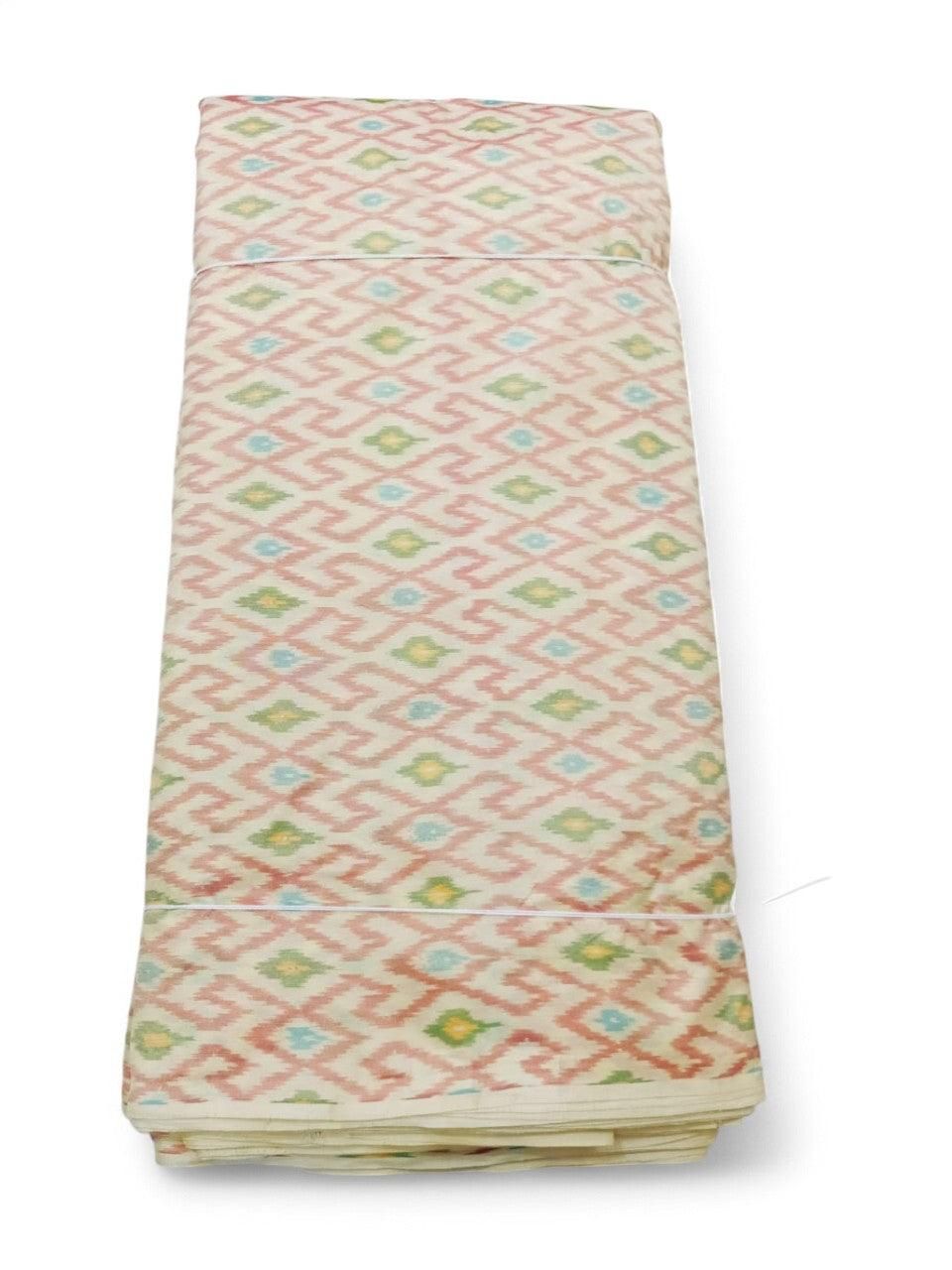 IKAT SILK FABRIC CREAM FABRIC ONLINE-1 Meeter