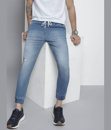 The Indian Garage Co. Slim Fit Solid Men's Jeans - Blue ( Pack of 1 )