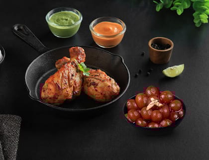 Classic Chicken Tangdi + Gulab Jamun