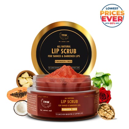 Lip Scrub - For Tanned & Darkened Lips (Paraben-Free)-25g