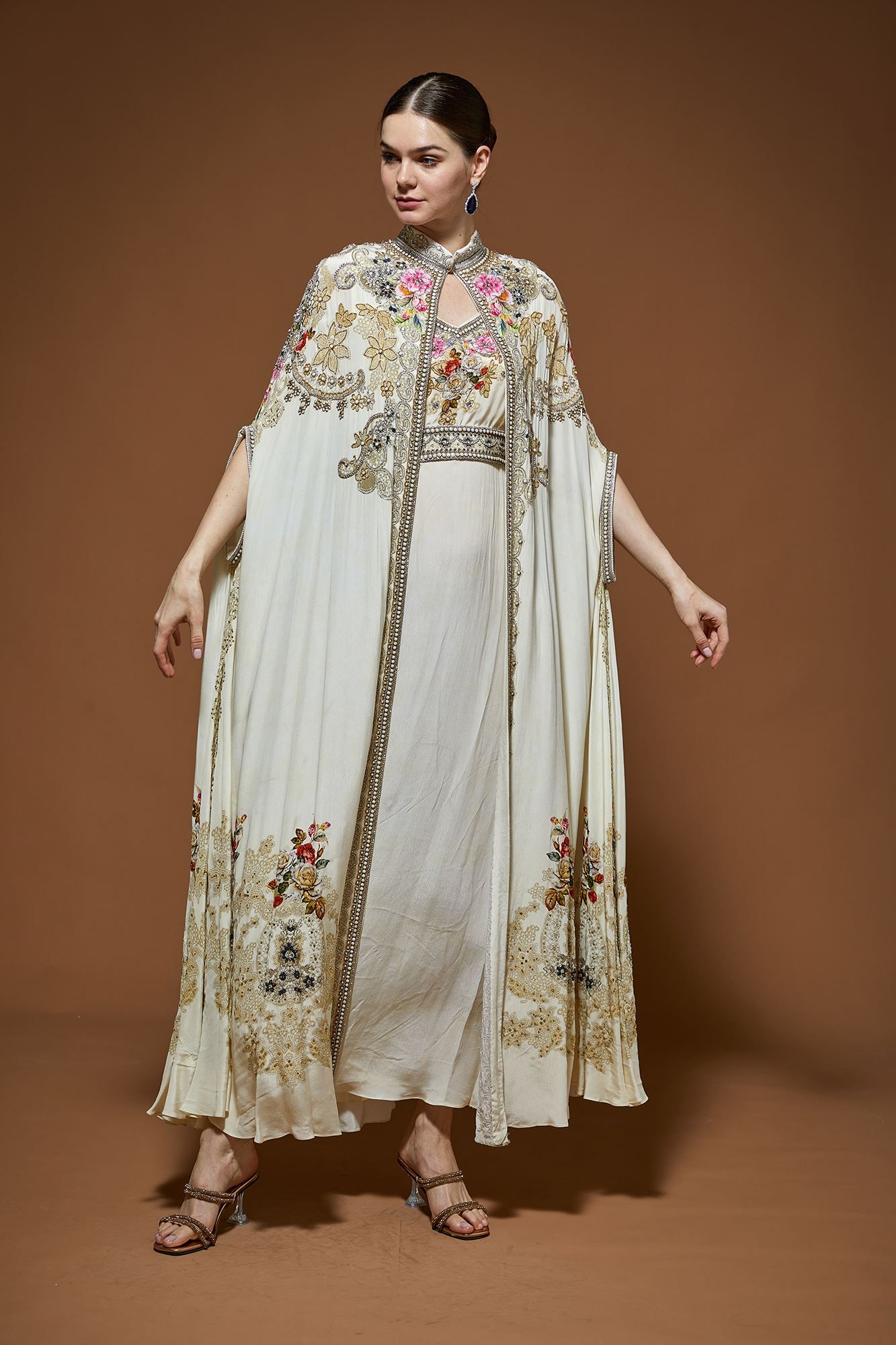 Ivory Kaftan-XS