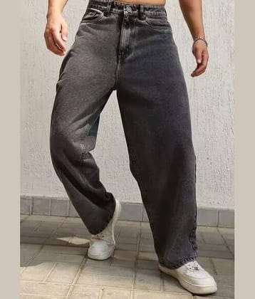 Star4well Relaxed Clean Look Men's Jeans - Grey ( Pack of 1 )