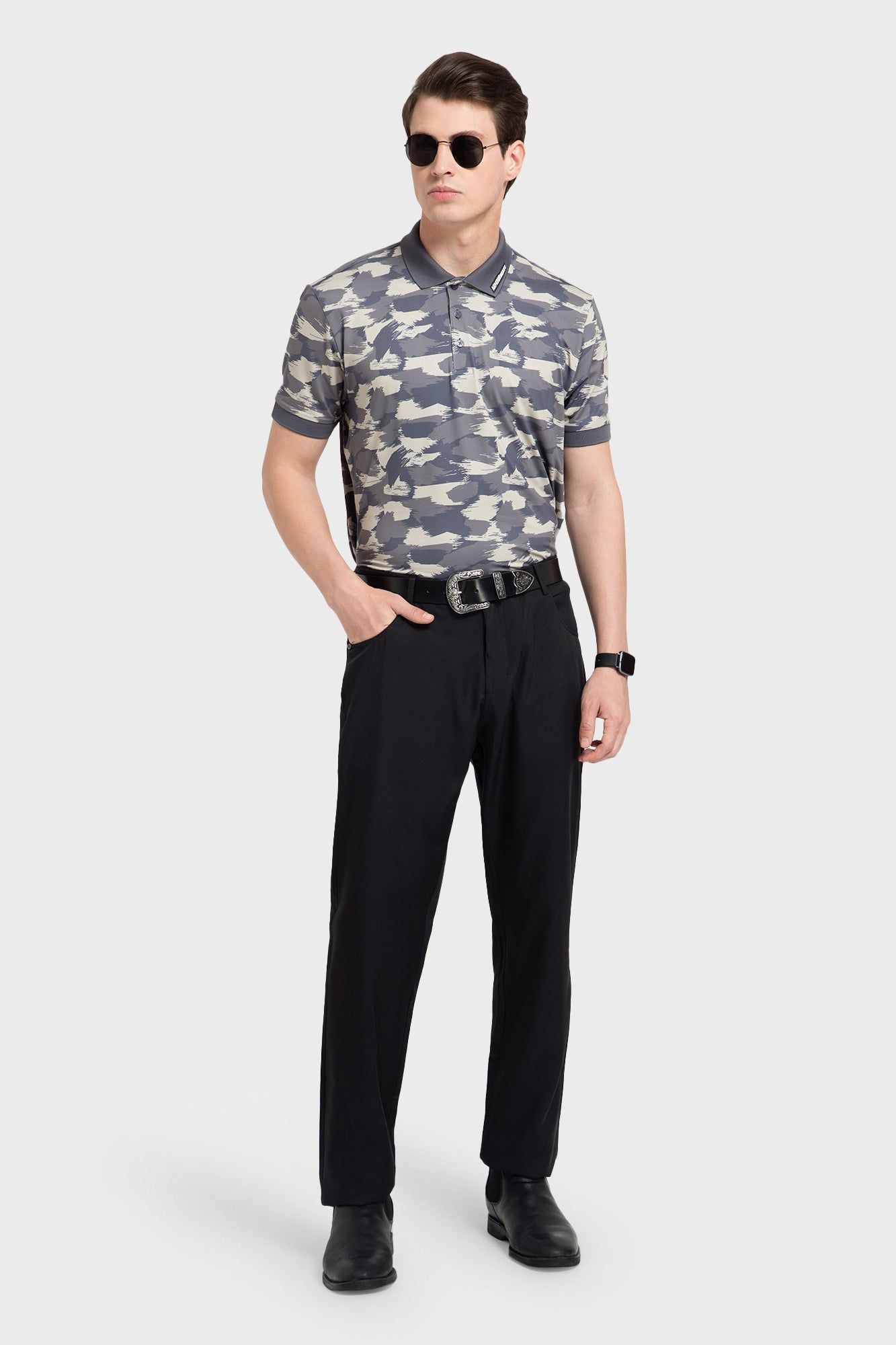 AH Mechanical Stretch Heavy Black Golf Pant