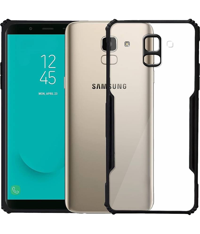 VAKIBO Plain Cases Compatible For Rubber Samsung Galaxy J6 ( Pack of 1 )