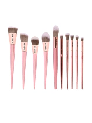 Inner You 10 Pieces Premium Quality Make Up Brush Set