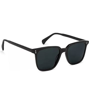 Elligator Black Rectangular Sunglasses ( Pack of 1 )
