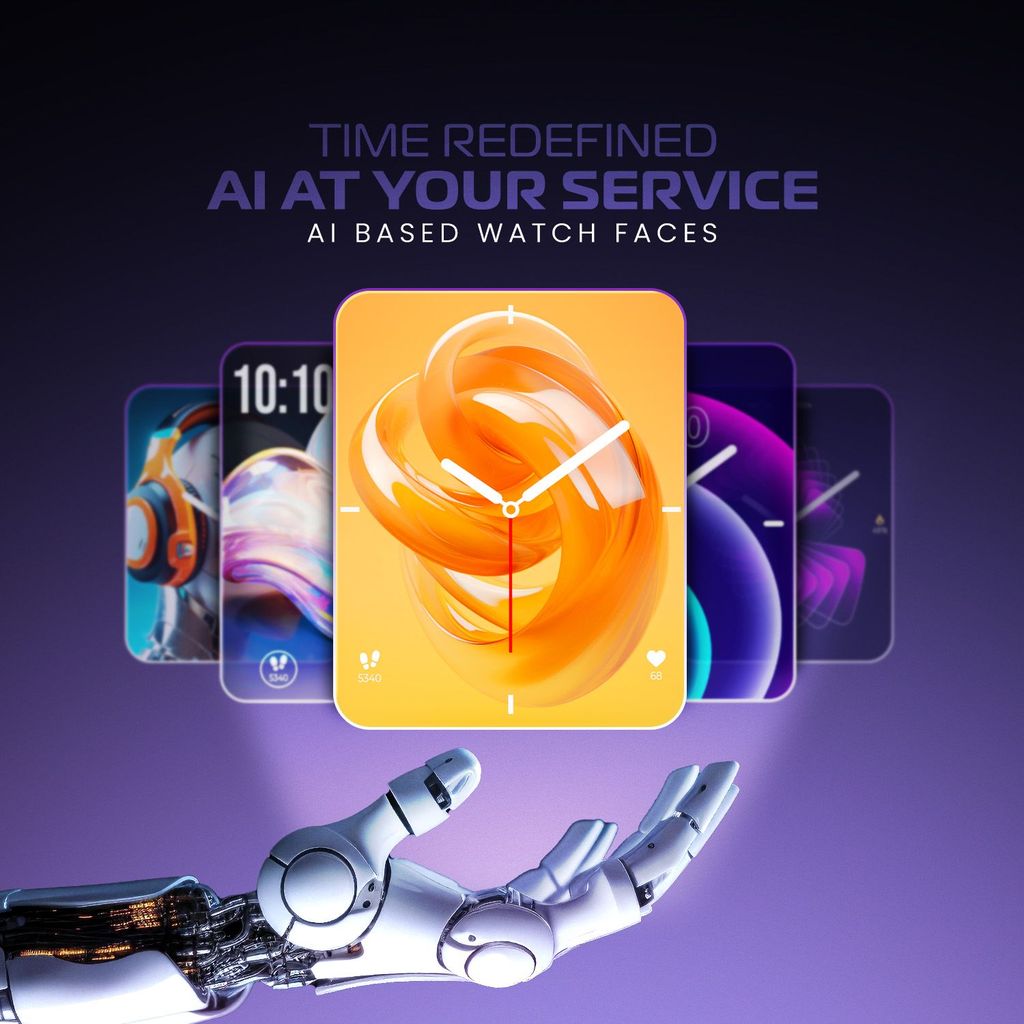 CELLECOR E3 Rise 2.01" HD Curved Display Smart Watch, Bluetooth Calling, 100+ Watch Faces, 100+ Sports Modes, Health Suite, Voice Assistance (Blue)