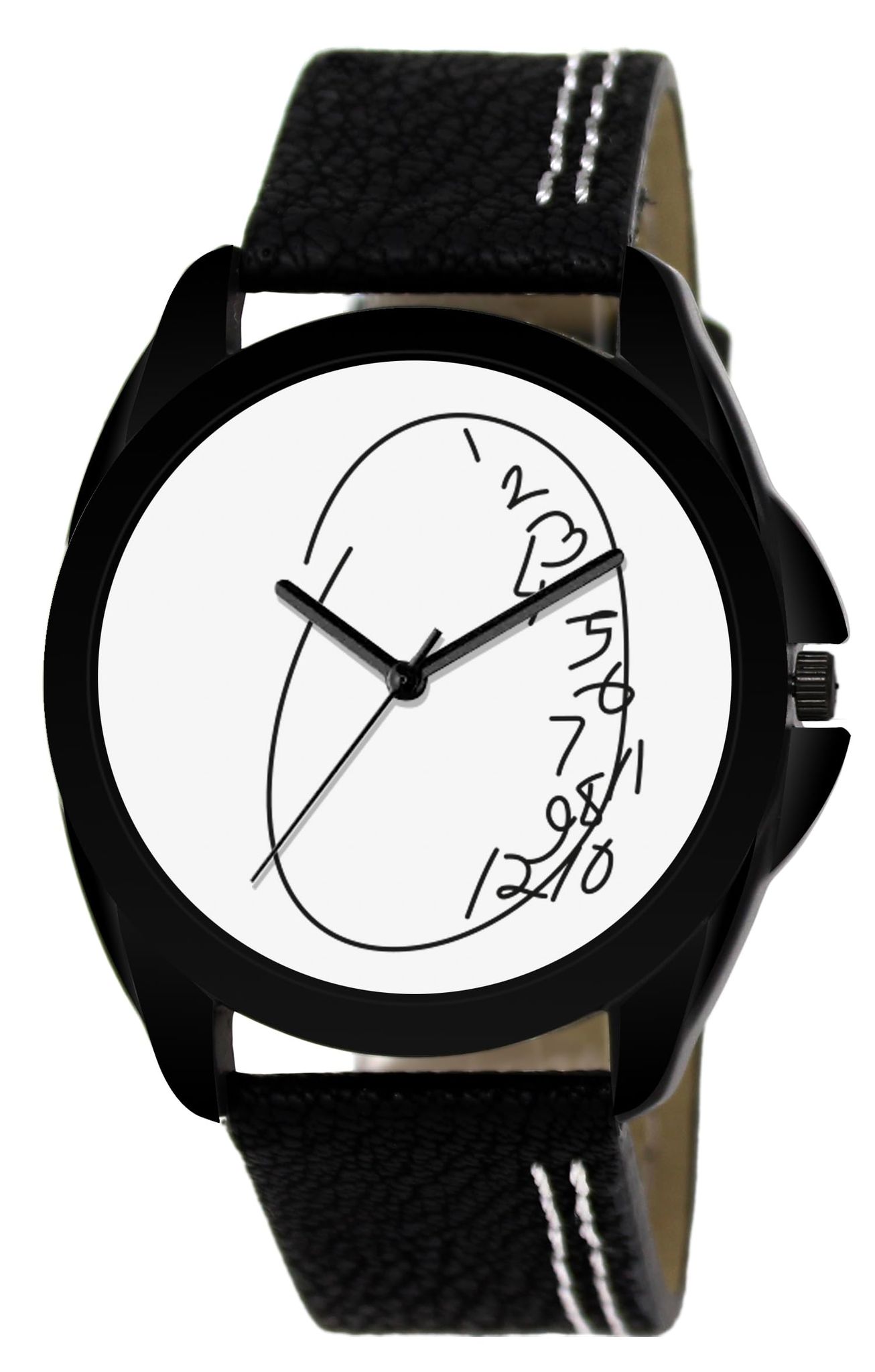 White Attrective Analog Watch for Men LR55