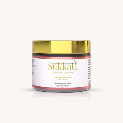 Sukkati Brightening + Balancing Day Creme, 50 gm