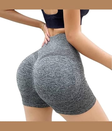 Women's Hip Lifting High Waist Scrunch Half Pent Short for Gym, Yoga & Workout Butt Lifting Tights Half Pent Shorts Sport wear for Girls, Pack of 1