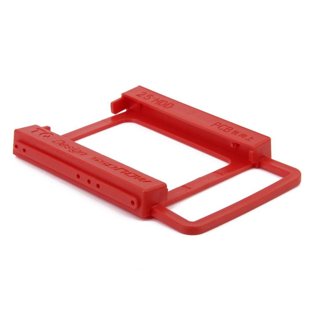 SSD HDD Notebook Mounting Tray 2.5"(6.35)cm to 3.5" (8.89)cm Adapter Caddy Bay Bracket