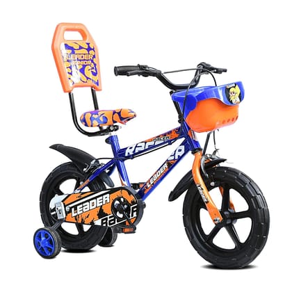 Leader Racer 14T Kids Cycle With Training Wheels (Semi-Assembled) Age Group 2 - 5 Years 14 T Road Cycle (Single Speed, Blue) Leader Racer 14T Kids Cycle With Training Wheels (Semi-Assembled) Age Group 2 - 5 Years 14 T Road Cycle (Single Speed, Blue)