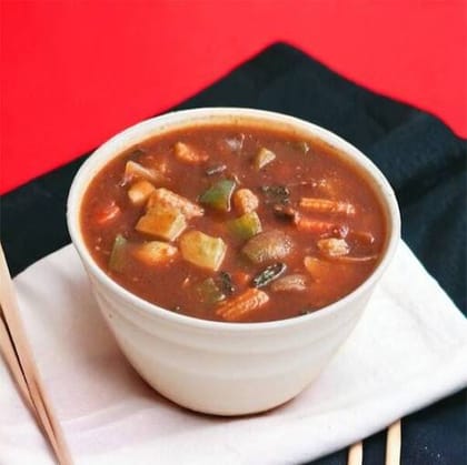 Hot Garlic Vegetables Gravy