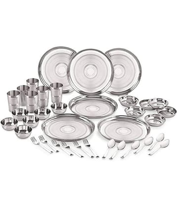 Neelam Stainless Steel Dinner Set of 36 Pieces