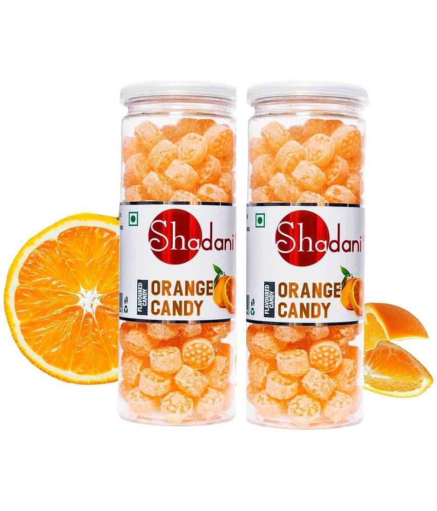 Shadani Orange Candy Toffees 255 gm Pack of 2