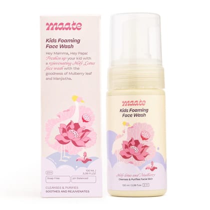 Maate Kids Foaming Face Wash 100ml-Foaming Face Wash / 100ml