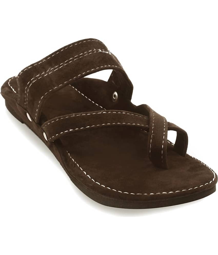 Anjaneya Creations Brown Men's Kolhapuris