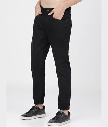 Ketch Slim Flat Men's Chinos - Black ( Pack of 1 )