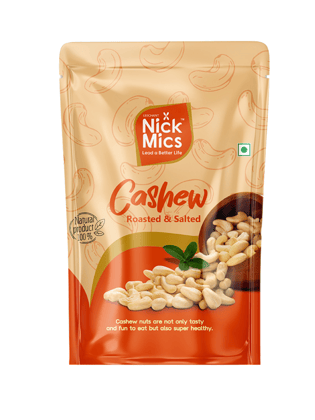 Nickmics Roasted & Salted Cashew-250g