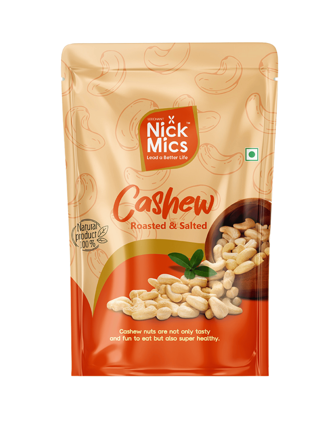 Nickmics Roasted & Salted Cashew-250g