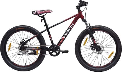FIREFOX Tremor X 24D Mountain Cycle (Single Speed, Red, Only Front Suspension)