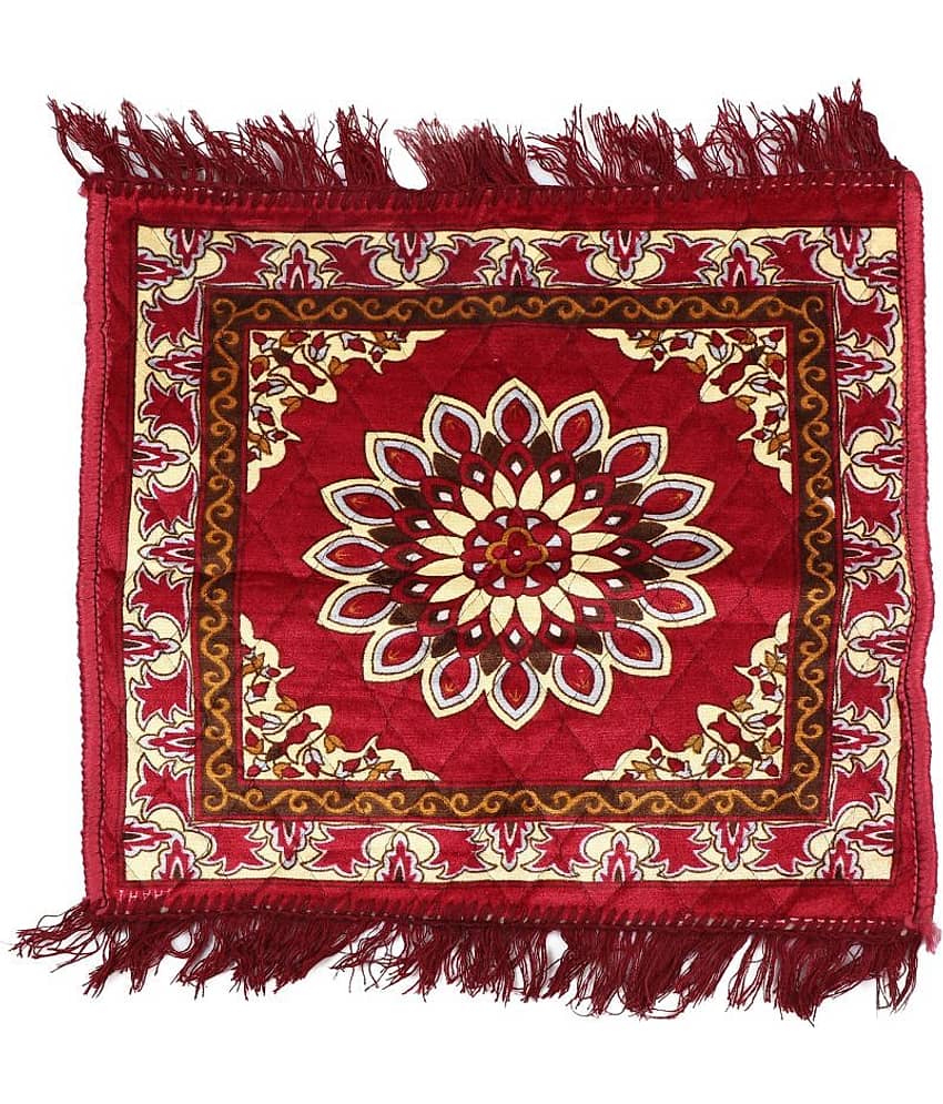E-Retailer Red Single Prayer Mat