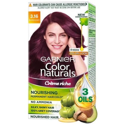Garnier Color Naturals Men and Women- 3.16 Burgundy, (35 ml+30 gm)