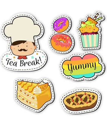 Saf Wood Fridge Magnet - Pack of 6