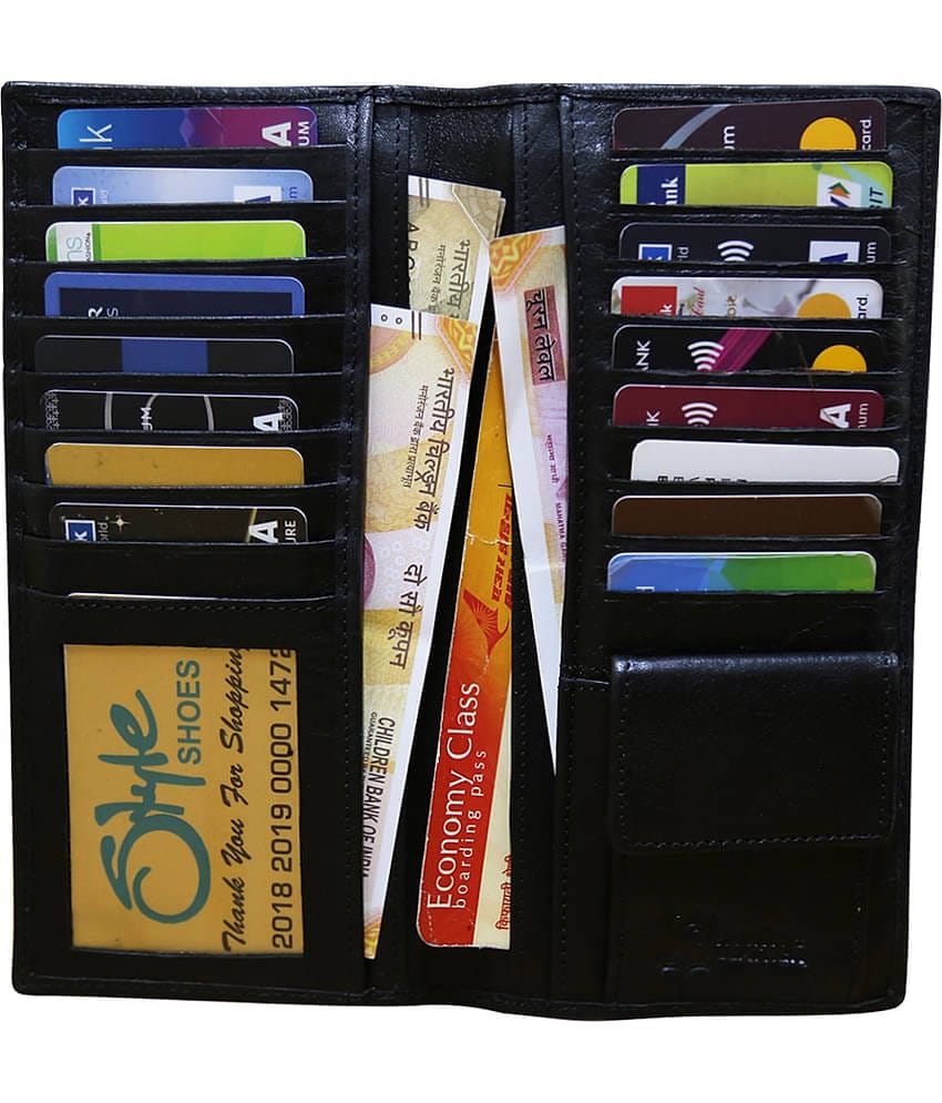 Style 98 Bi-Fold Multi Long Card Atm, Visiting , Credit Card Holder, Pan Card/ID Card Holder , Pocket wallet Genuine Accessory for Men and Women
