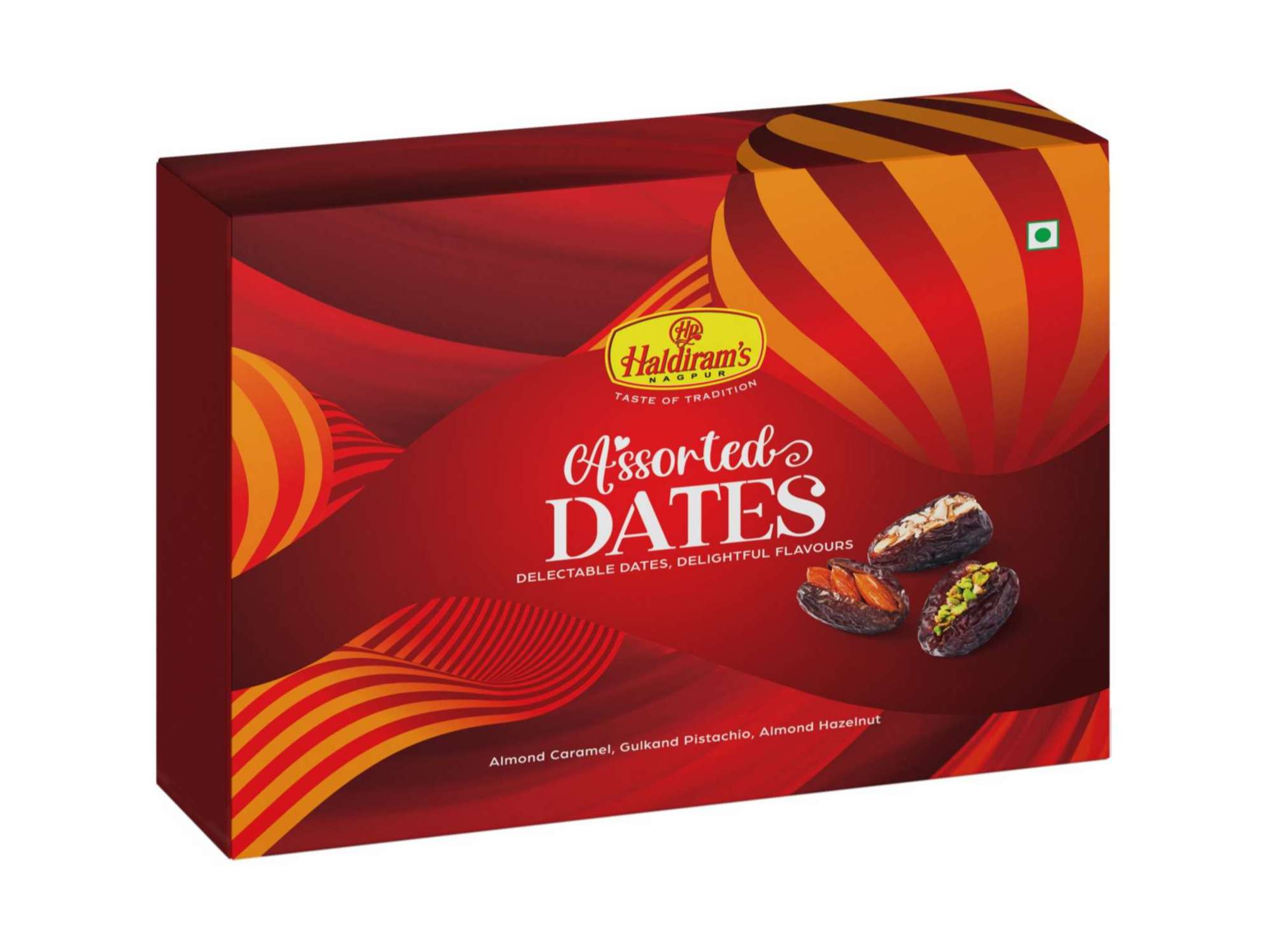 Haldiram's Assorted Dates Packed Sweets - 300 Gm - Pack of 2