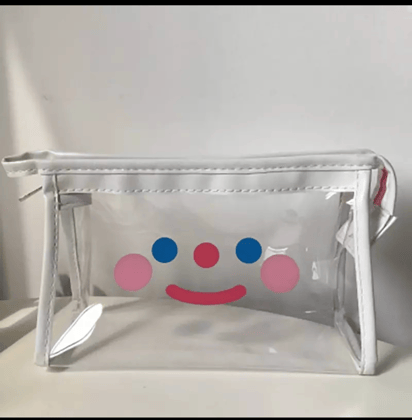 Transparent PVC Pencil Pouch-ke ai xiao lian
