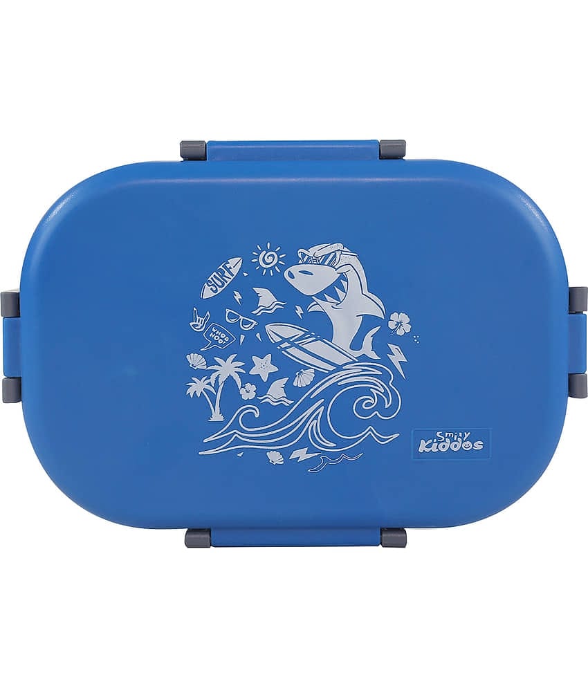 SmilyKiddos - Stainless Steel School Lunch Boxes 2 Container ( Pack of 1 )