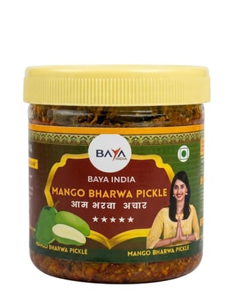 Baya India Homemade Aam ka Sukha Bharwa Achar | Dry Mango Pickle | Less Mustard Oil | Traditional Recipe | Spicy & Tangy | No Chemical & No Preservatives | Stuffed Dry Mango Pickle Baya India Homemade Aam ka Sukha Bharwa Achar | Dry Mango Pickle | Less Mustard Oil | Traditional Recipe | Spicy & Tangy | No Chemical & No Preservatives | Stuffed Dry Mango Pickle