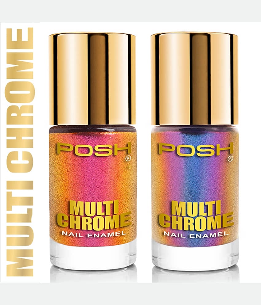 Posh Nail Polish Multi Multichrome Pack of 2 18 mL