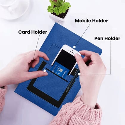 Personalized Gifts : 4-in-1 Pocket Diary, Pen, Keychain & Card Holder