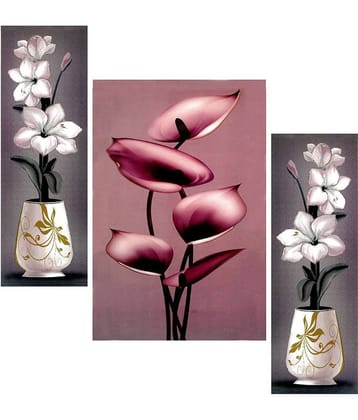 SNDArt - Flower Pots Wall Painting For Living Room Gift Items 12 x 18 inch