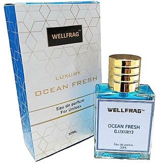 Ocean Fresh Eau De Parfum 30ML | Luxury Long-Lasting Perfume for Men & Women | Fresh Aquatic Fragrance with Cooling Energy | Daily, Summer Perfume & Travel-Friendly Unisex Scent - 30 ml
