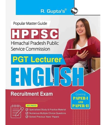 HPPSC : PGT Lecturer ENGLISH (Paper-I & Paper-II) Recruitment Exam Guide